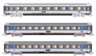 01655 Tillig Set of 3 Passenger cars in Regio livery FD Konigssee (set 1) Limited edition